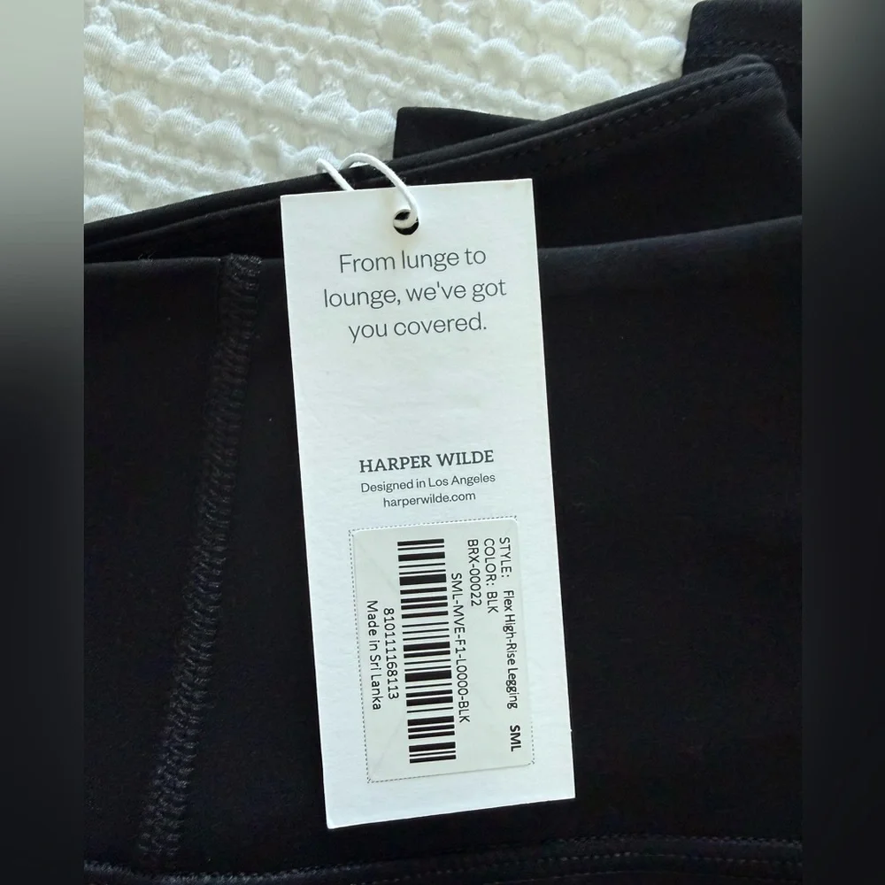 NWT 2 pairs of Harper Wilde Flex leggings Black Small - Picture 3 of 4